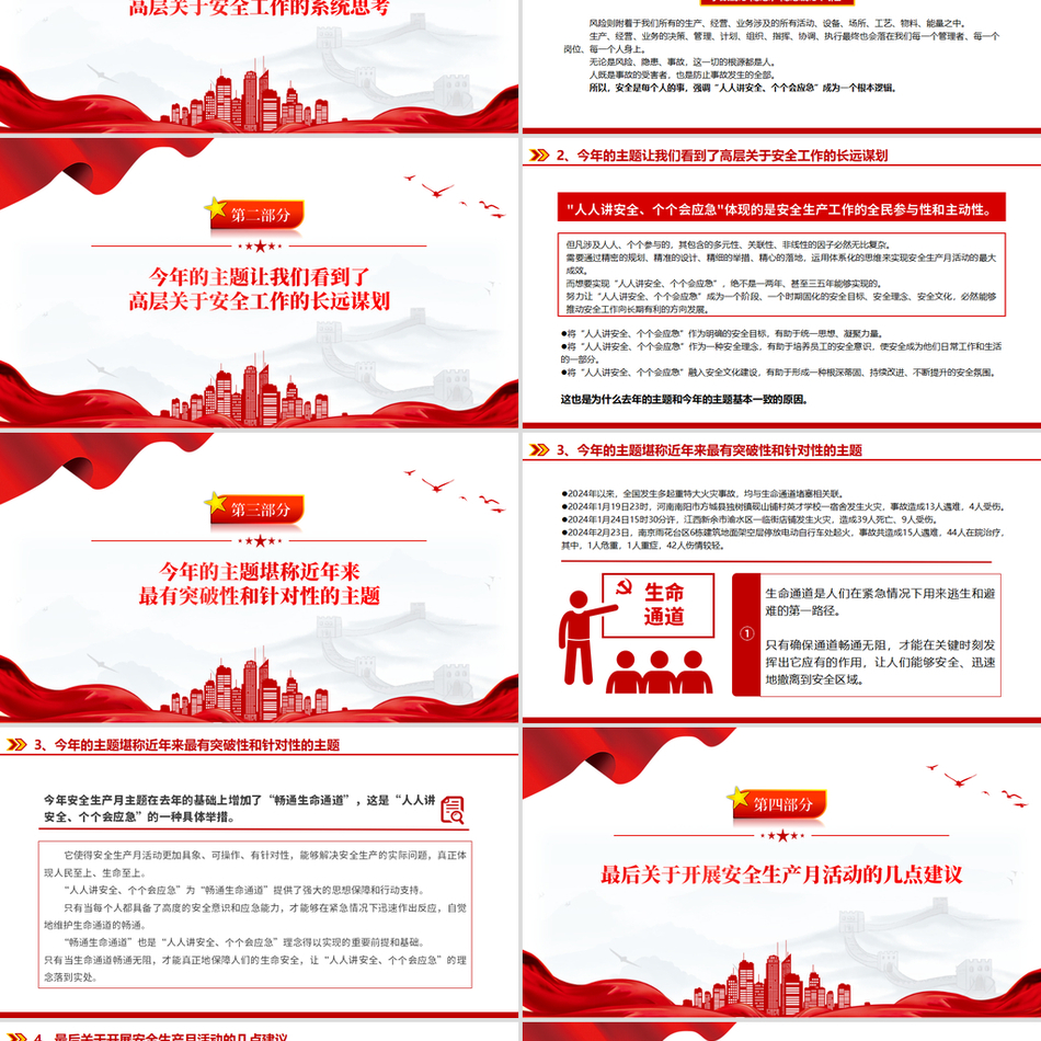 2024全国安全生产月之为什么安全生产月主题和2023年基本一样（PPT课件）党课ppt模板