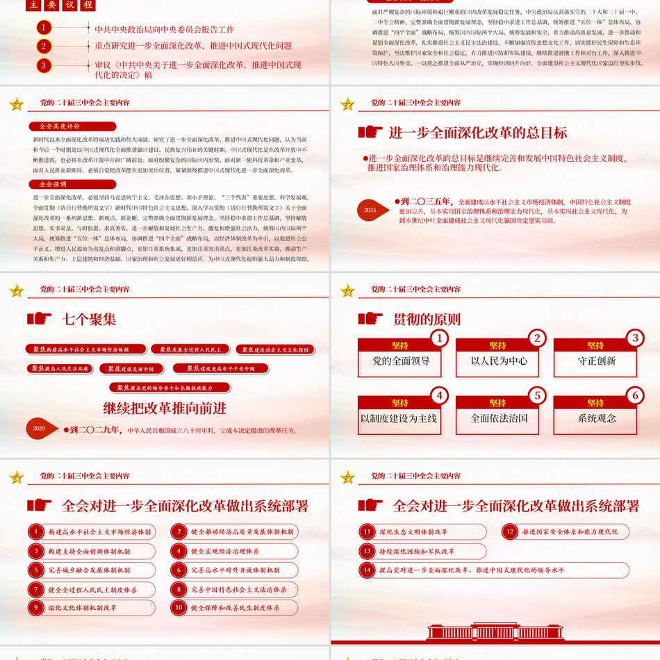 2024二十届三中全会要点解读三中全会精神学习进一步全面深化改革、推进中国式现代化讲下载