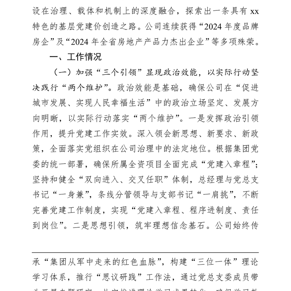 2024集团党委书记2024年度抓基层党建工作述职报告（24年12月23日）_第3页