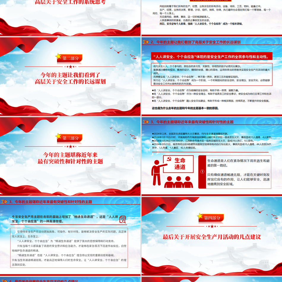 2024全国安全生产月之为什么安全生产月主题和2023年基本一样（PPT课件）党课ppt模板