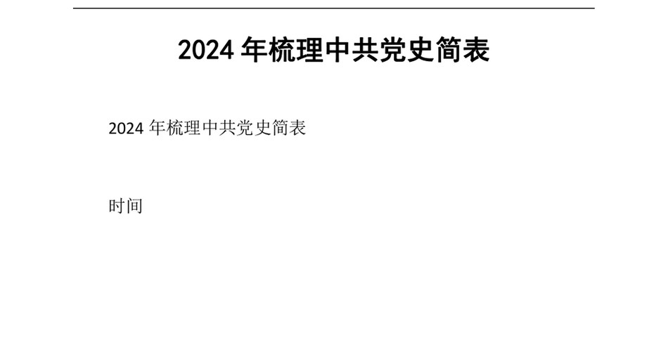 2024年梳理中共党史简表_第2页