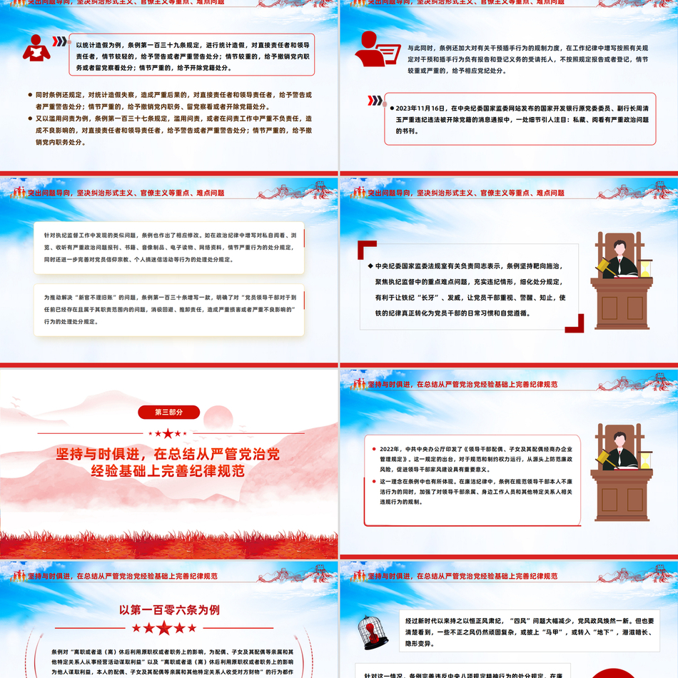 中国共产党纪律处分条例深度解读与践行党课PPT