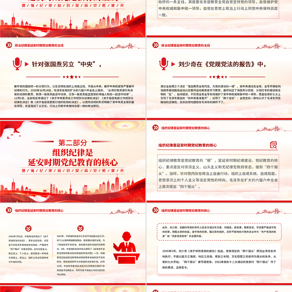 延安时期党纪教育的成效与启示及党规党纪学习教育党纪课件