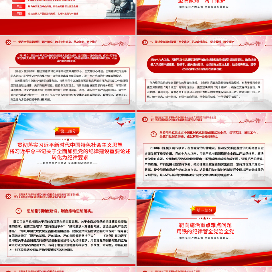 2024学条例守党纪党课课件PPT下载