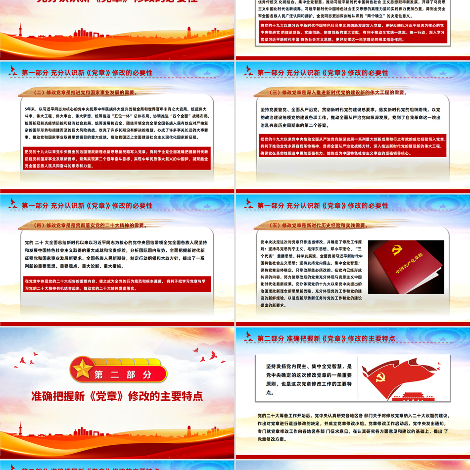 真学深信笃行做尊崇党章的合格党员党建课件PPT
