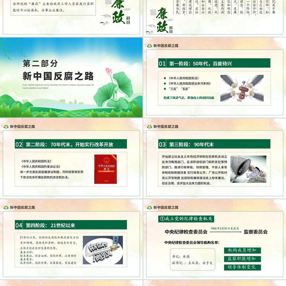 反对腐败提倡廉洁纠风整纪党员干部清廉廉洁廉政经典简洁党课PPT课件下载