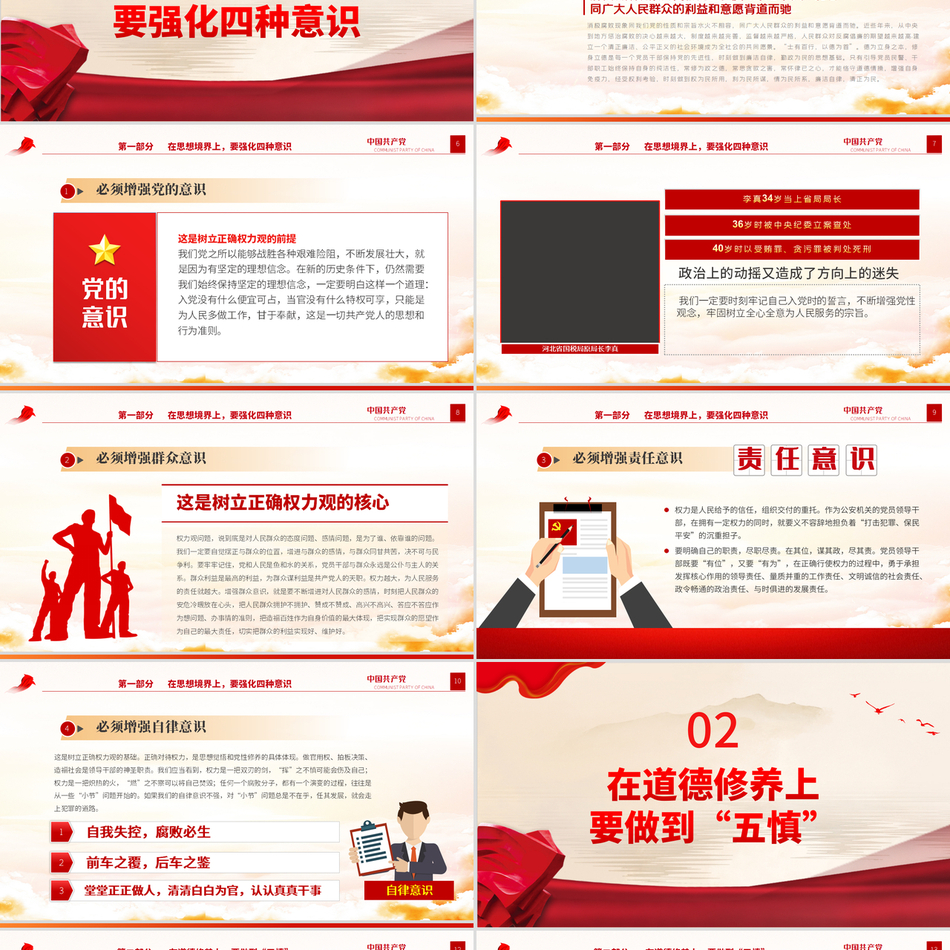 坚守底线不越红线PPT