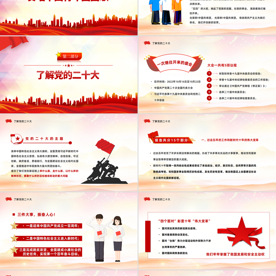 新时代青年担当与未来展望深度解读思政主题班会课件