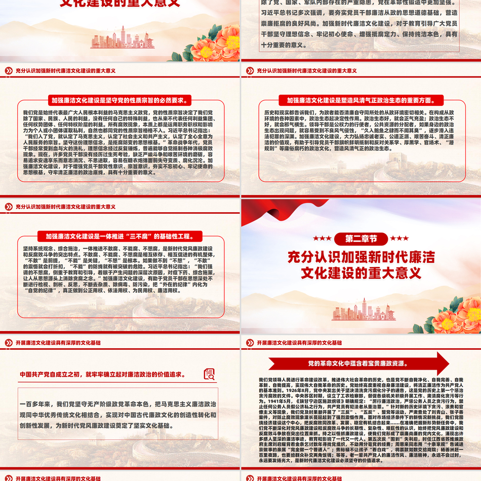 2025加强廉洁文化建设夯实廉政思想根基党课PPT
