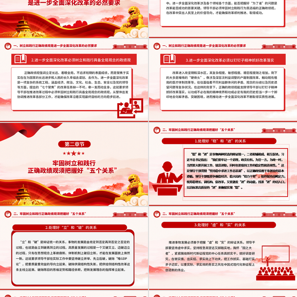 2025树立正确政绩观ppt有效防范和纠治政绩观偏差牢固树立和践行正确政绩观包含讲稿