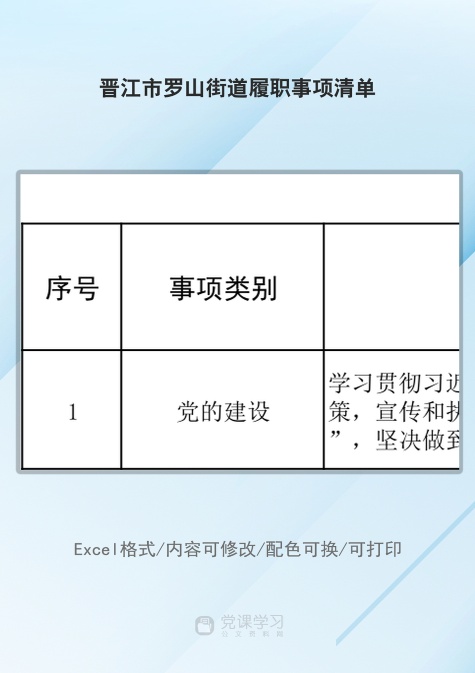 晋江市罗山街道履职事项清单_第1页