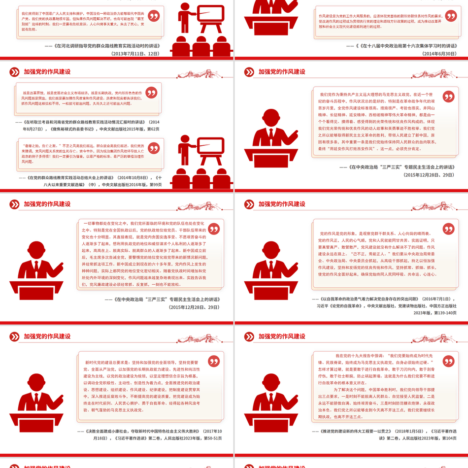 2025《习近平关于加强党的作风建设论述摘编》作风建设专题党课PPT