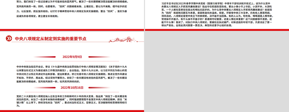 中央八项规定从制定到实施的重要节点PPT2025党内主题教育课件