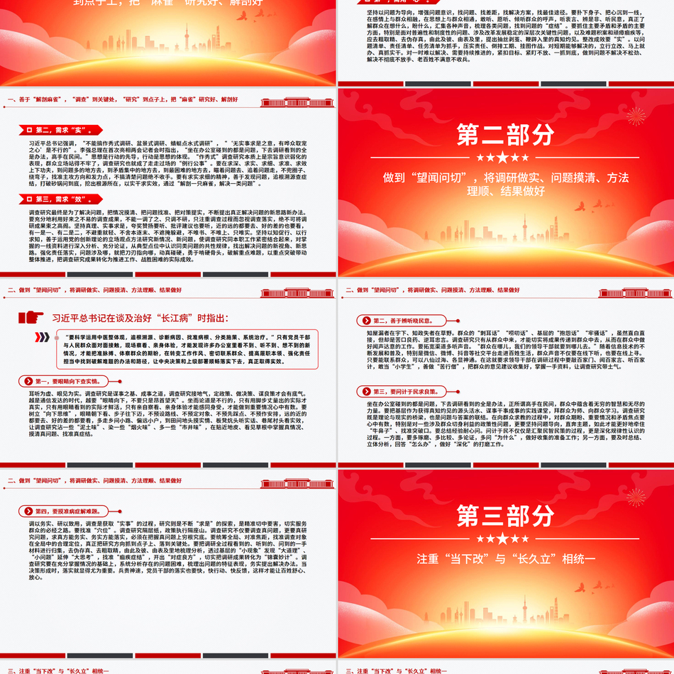 2025党课PPT_练好调查研究基本功夯实干部作风建设
