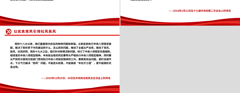 2025关于八项规定学习教育作风建设重要论述学习课件_以优良党风引领社风民风
