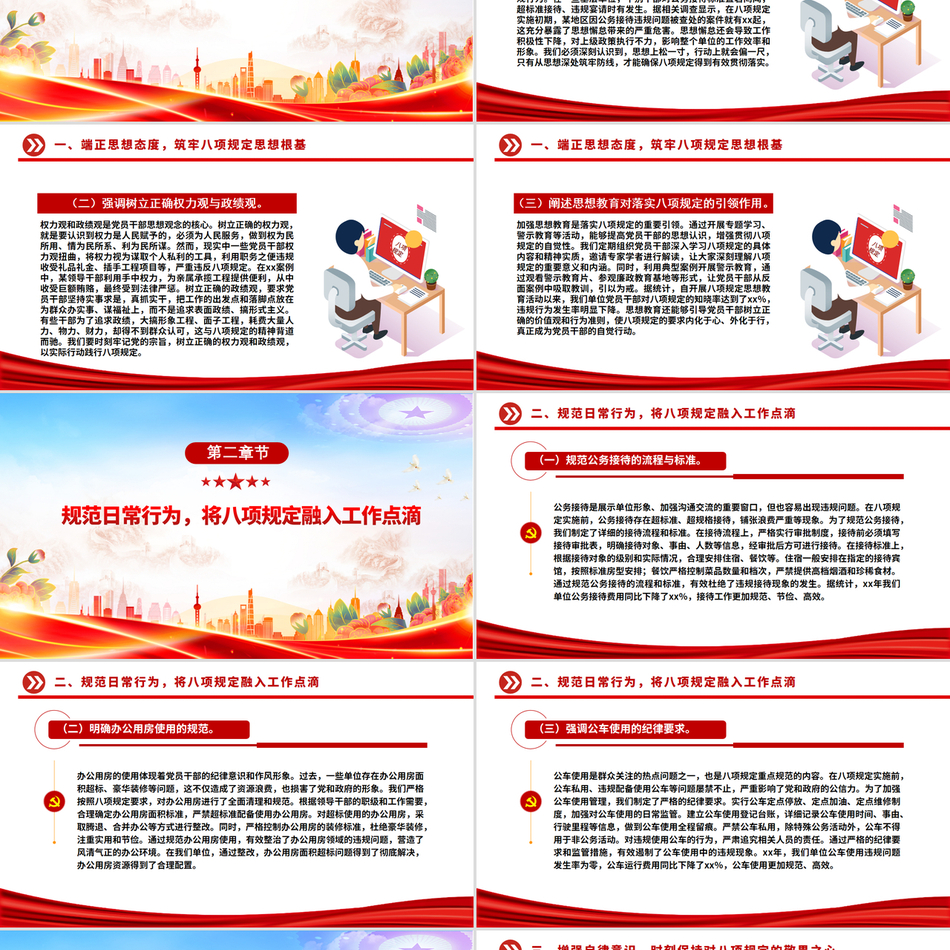 以八项规定为指引强化党员干部作风建设党课2025年第二季度组织生活会学习课件