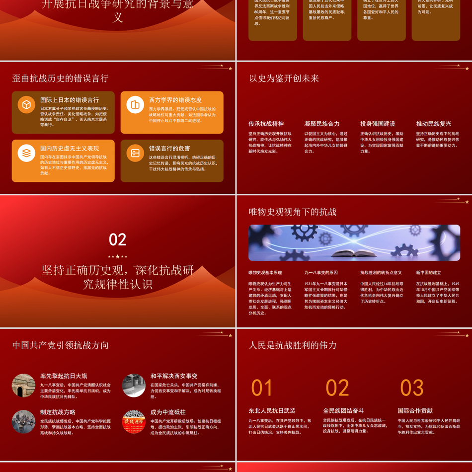 坚持正确历史观深入开展中国人民抗日战争研究