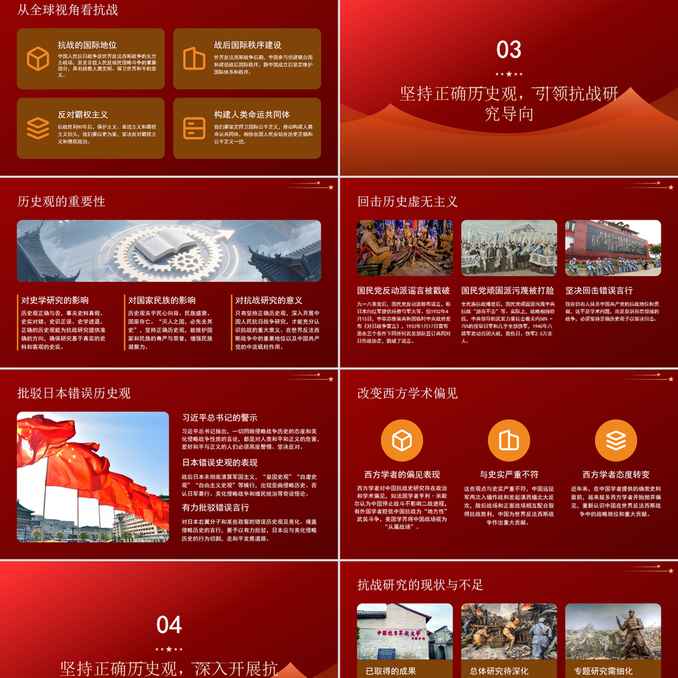 坚持正确历史观深入开展中国人民抗日战争研究