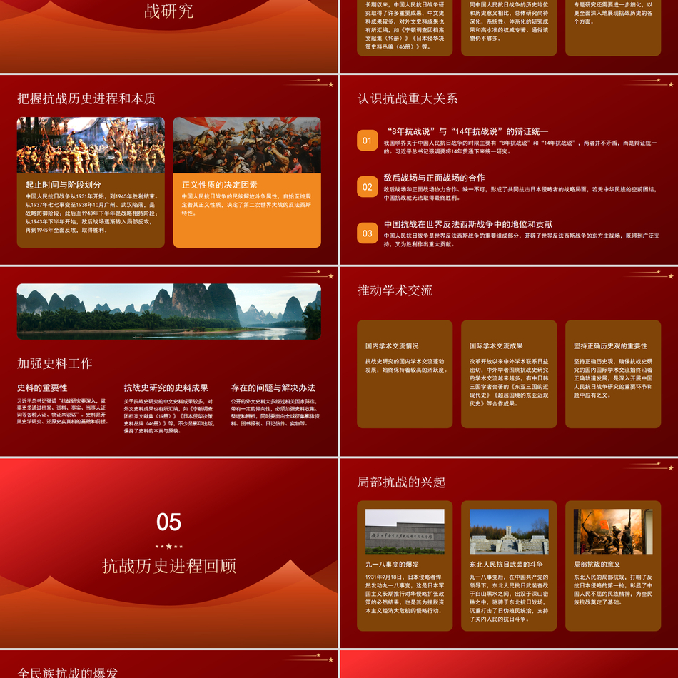 坚持正确历史观深入开展中国人民抗日战争研究