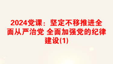 2025围绕全面从严治党汇报