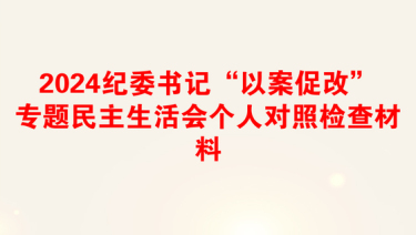 2025纪委班子民主生活会对照检查材料