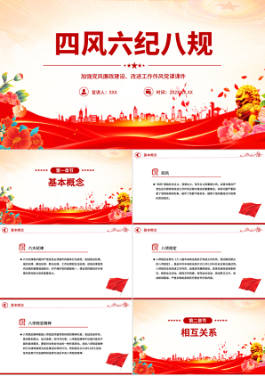 sifeng六纪八规加强党风廉政建设改进工作作风课件